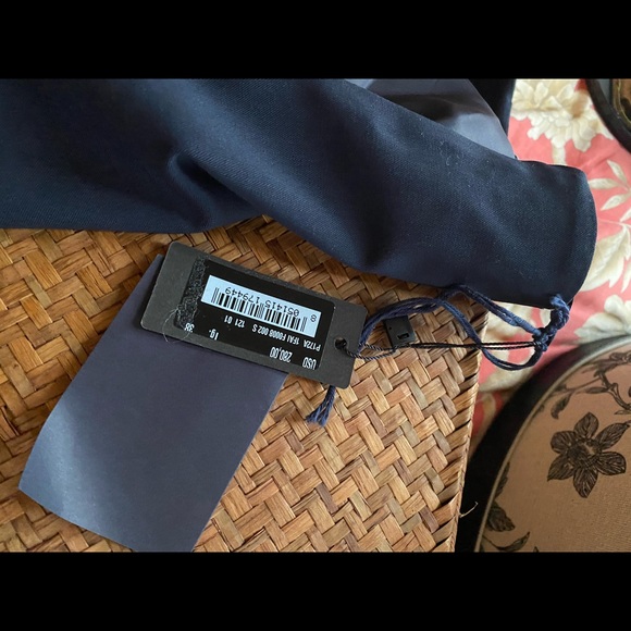 Brand New Prada Navy Blue Fine Wool Skirt - Picture 6 of 6